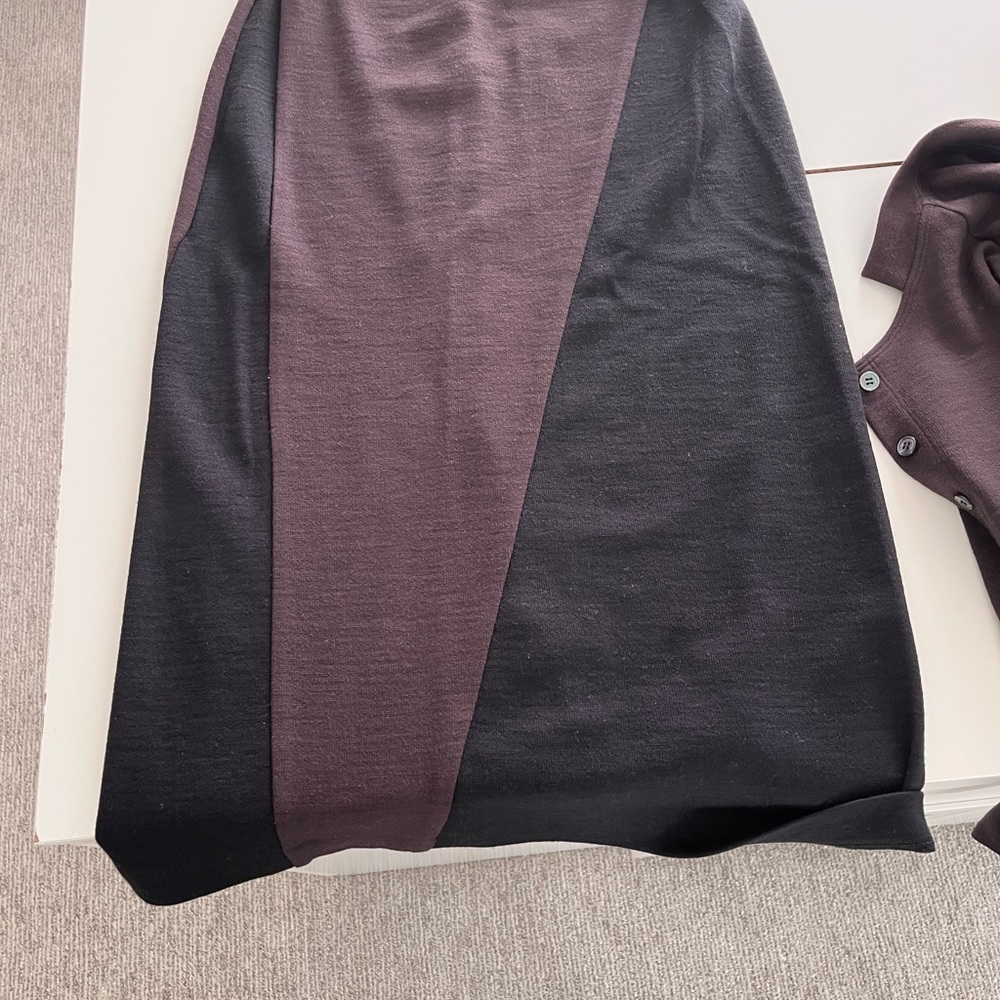 Morgan Le Fay 2 piece outfit suit sweater skirt S near new Co Ord - Picture 11 of 12